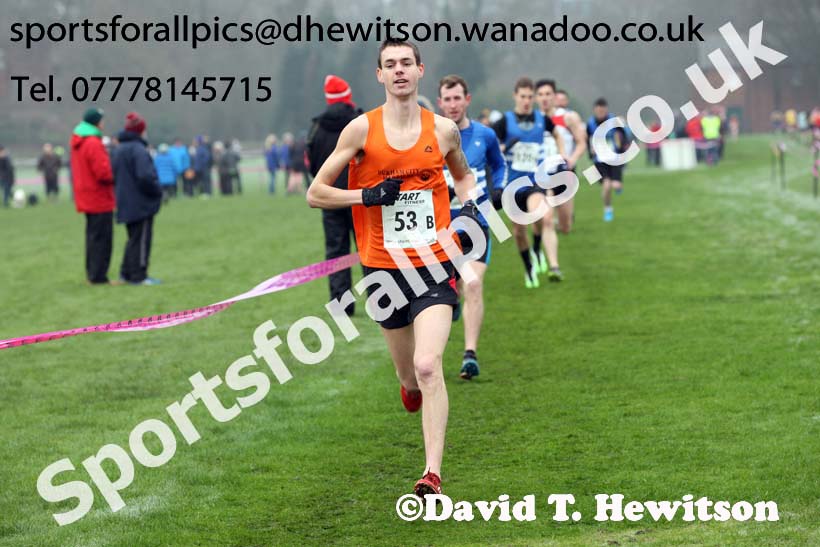 Senior men, Durham Cathedral Cross Country Relays. Photo: David T. Hewitson/Sports for All Pics